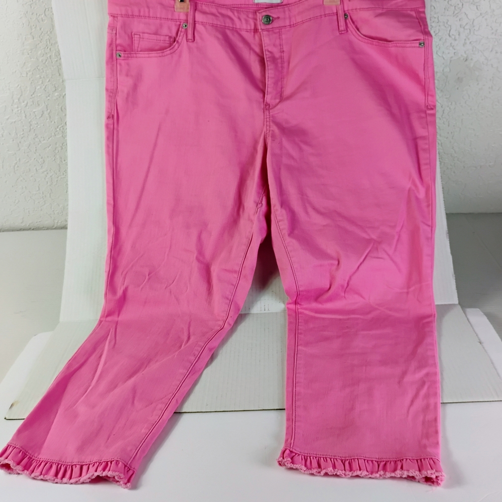 Crown & Ivy Pink High Rise Skinny Women's Jeans Size 20